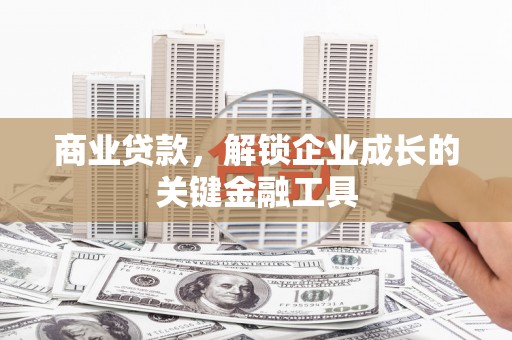 新泰商业贷款，解锁企业成长的关键金融工具