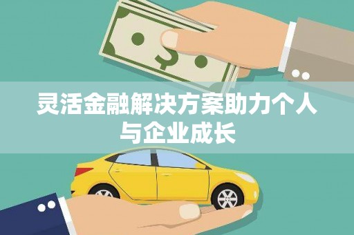 新泰灵活金融解决方案助力个人与企业成长