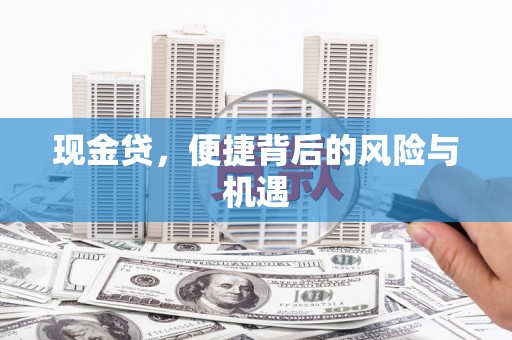 新泰现金贷，便捷背后的风险与机遇
