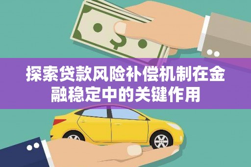 新泰探索贷款风险补偿机制在金融稳定中的关键作用