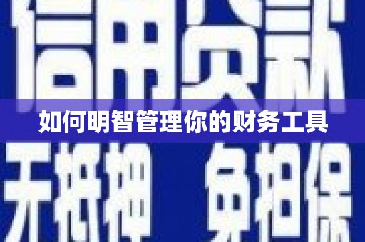 新泰如何明智管理你的财务工具