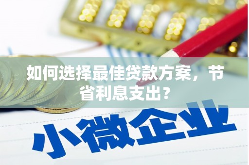 新泰如何选择最佳贷款方案，节省利息支出？