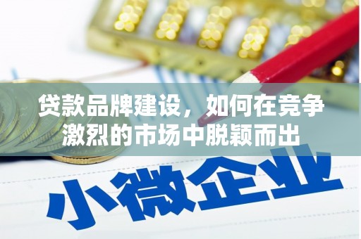 新泰贷款品牌建设，如何在竞争激烈的市场中脱颖而出