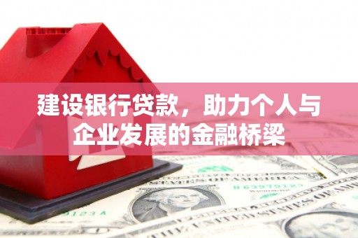 新泰建设银行贷款，助力个人与企业发展的金融桥梁