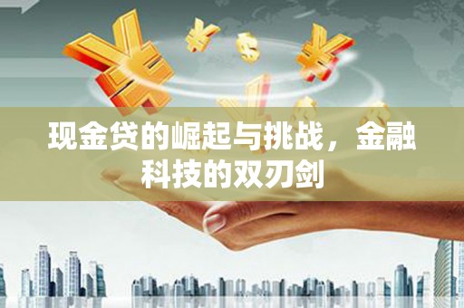 新泰现金贷的崛起与挑战，金融科技的双刃剑