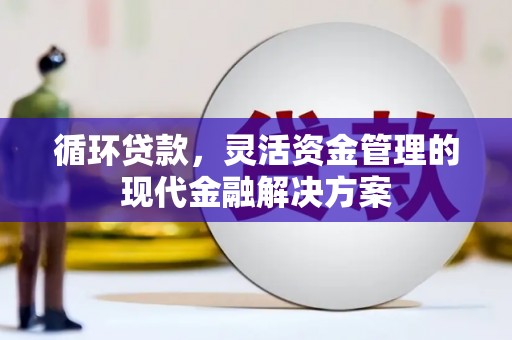 新泰循环贷款，灵活资金管理的现代金融解决方案