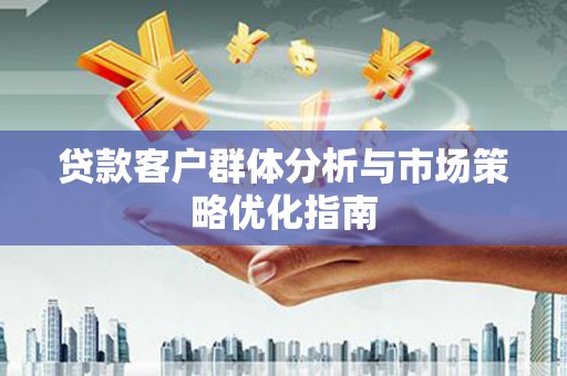 新泰贷款客户群体分析与市场策略优化指南