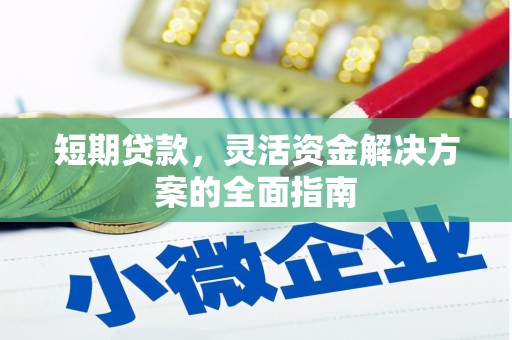 新泰短期贷款，灵活资金解决方案的全面指南
