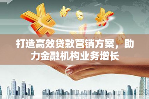 新泰打造高效贷款营销方案，助力金融机构业务增长