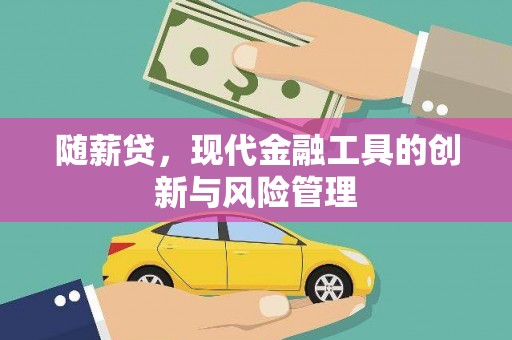 新泰随薪贷，现代金融工具的创新与风险管理