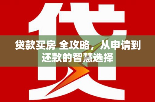 新泰贷款买房 全攻略，从申请到还款的智慧选择