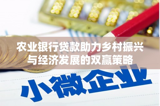 新泰农业银行贷款助力乡村振兴与经济发展的双赢策略