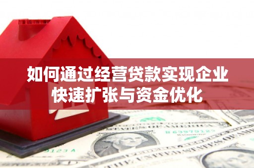 新泰如何通过经营贷款实现企业快速扩张与资金优化