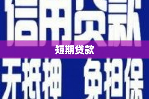 新泰短期贷款