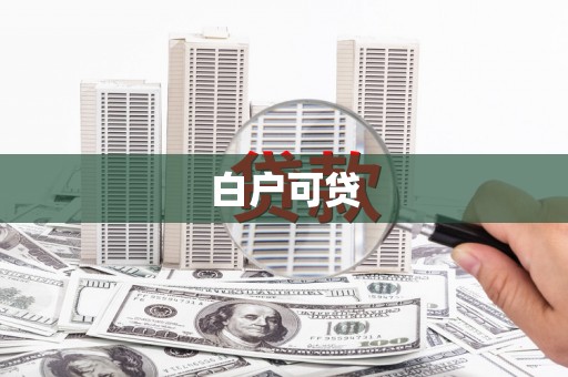 新泰白户可贷