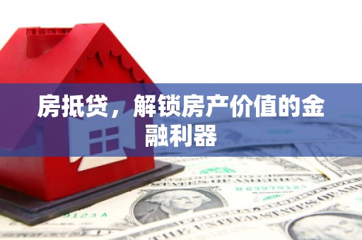 新泰房抵贷，解锁房产价值的金融利器