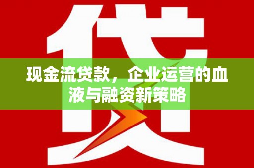 新泰现金流贷款，企业运营的血液与融资新策略