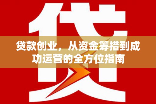 新泰贷款创业，从资金筹措到成功运营的全方位指南