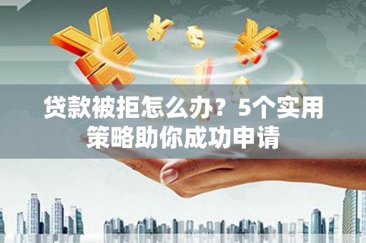 新泰贷款被拒怎么办？5个实用策略助你成功申请