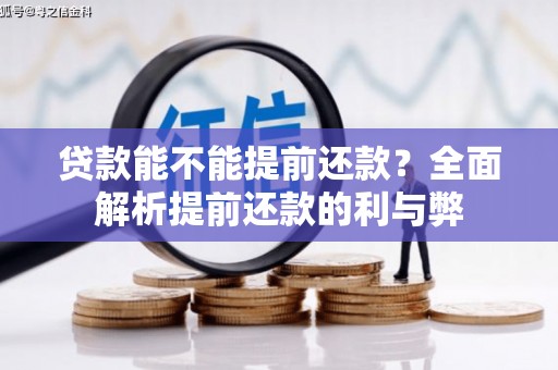 新泰贷款能不能提前还款？全面解析提前还款的利与弊