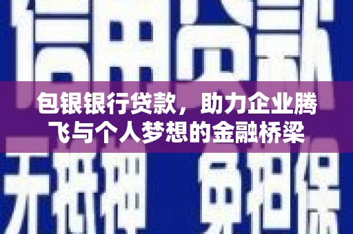 新泰包银银行贷款，助力企业腾飞与个人梦想的金融桥梁