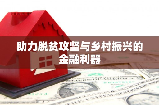 新泰助力脱贫攻坚与乡村振兴的金融利器