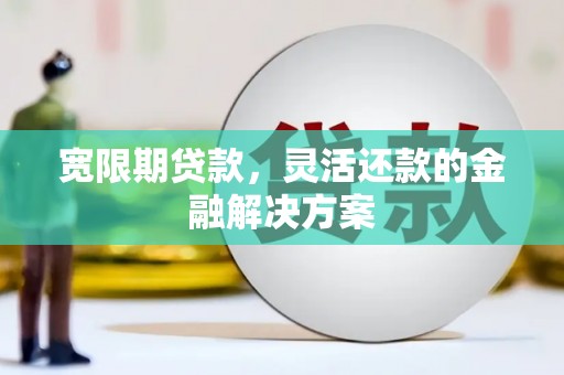 新泰宽限期贷款，灵活还款的金融解决方案
