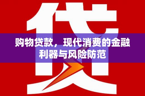 新泰购物贷款，现代消费的金融利器与风险防范