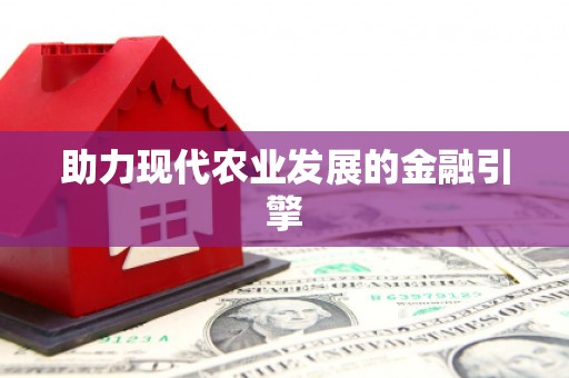 新泰助力现代农业发展的金融引擎