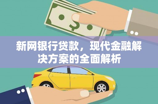 新泰新网银行贷款，现代金融解决方案的全面解析