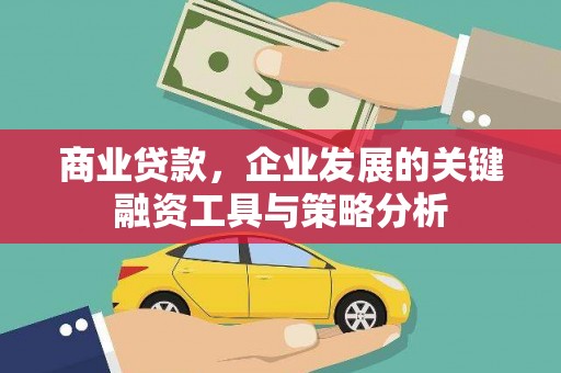 新泰商业贷款，企业发展的关键融资工具与策略分析