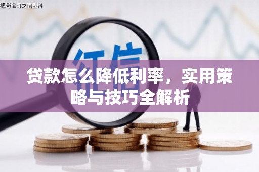 新泰贷款怎么降低利率，实用策略与技巧全解析