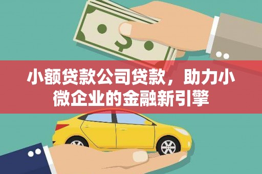 新泰小额贷款公司贷款，助力小微企业的金融新引擎
