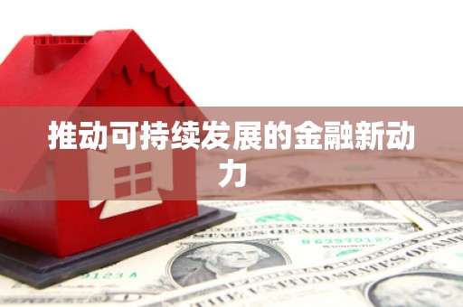 新泰推动可持续发展的金融新动力