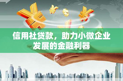 新泰信用社贷款，助力小微企业发展的金融利器