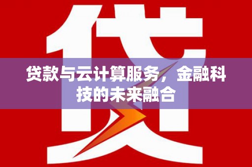 新泰贷款与云计算服务，金融科技的未来融合