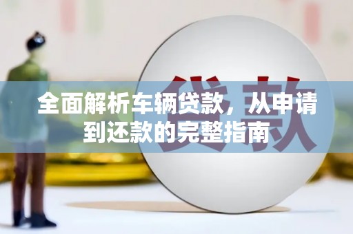 新泰全面解析车辆贷款，从申请到还款的完整指南