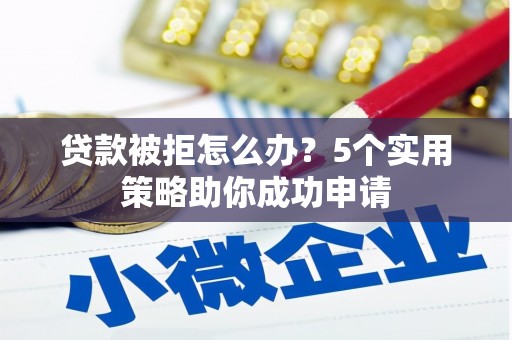 新泰贷款被拒怎么办？5个实用策略助你成功申请