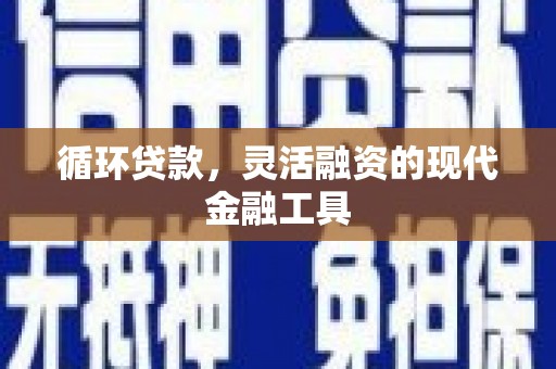 新泰循环贷款，灵活融资的现代金融工具