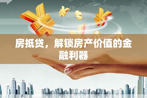 新泰房抵贷，解锁房产价值的金融利器