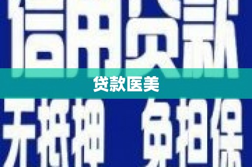 新泰贷款医美