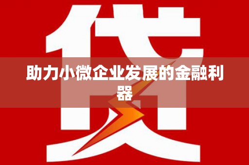 新泰助力小微企业发展的金融利器