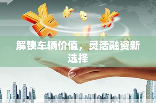 新泰解锁车辆价值，灵活融资新选择