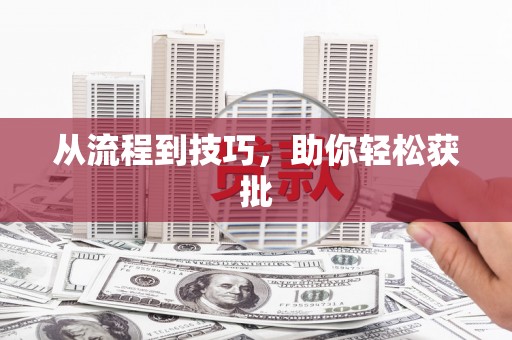 新泰从流程到技巧，助你轻松获批