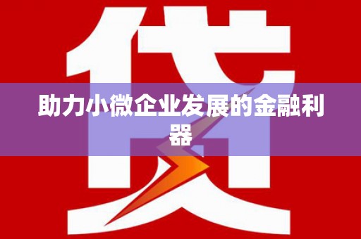 新泰助力小微企业发展的金融利器