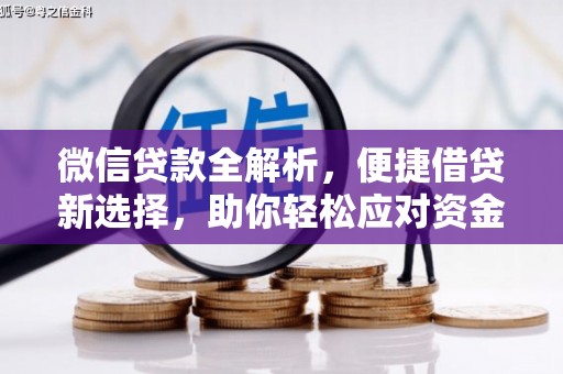 新泰微信贷款全解析，便捷借贷新选择，助你轻松应对资金需求