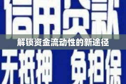 新泰解锁资金流动性的新途径
