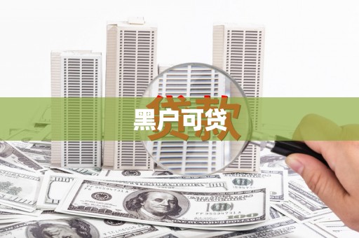 新泰黑户可贷
